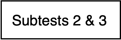 subtests 2 and 3
